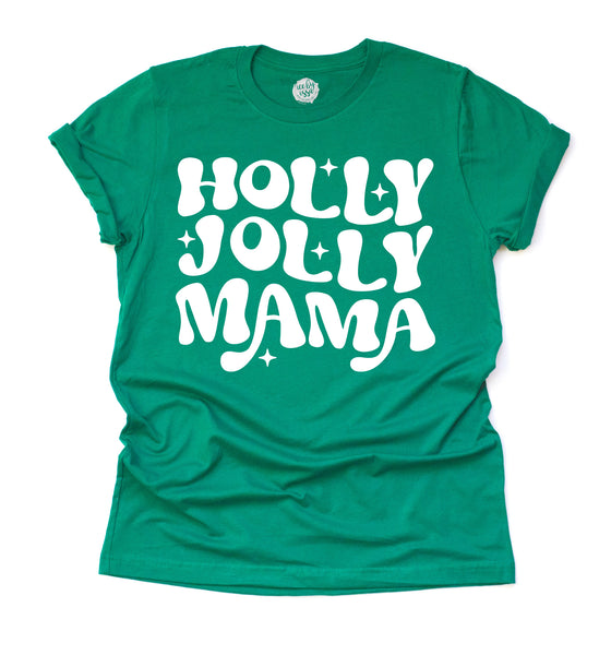 Holly Jolly Mama Unisex Adult Tee