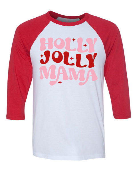 Holly Jolly Mama Unisex Adult Tee