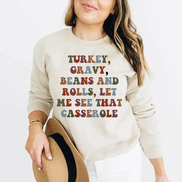 Gravy Unisex Adult Crewneck Pullover