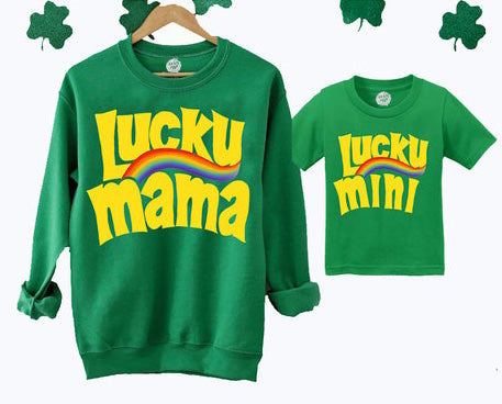 Lucky Mama Unisex Adult Tee