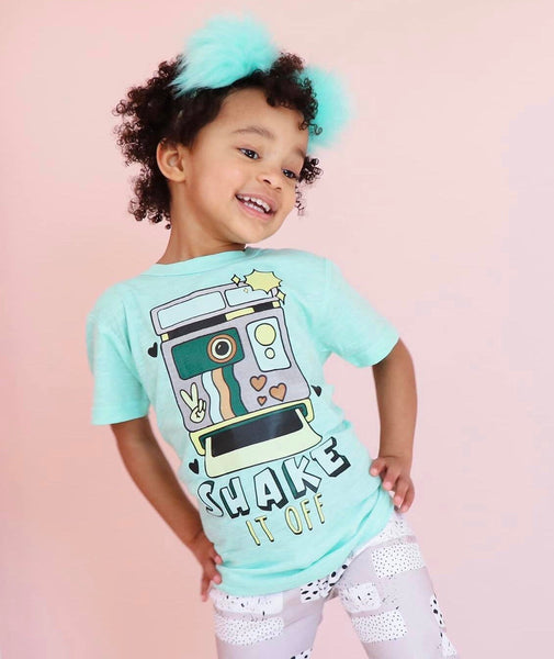 *SHAKE* IT OFF Retro Polaroid Kids Tee