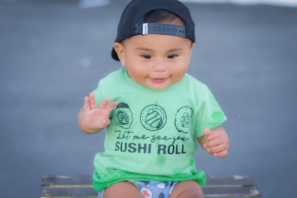 COLORWASH Green Sushi Roll Tee