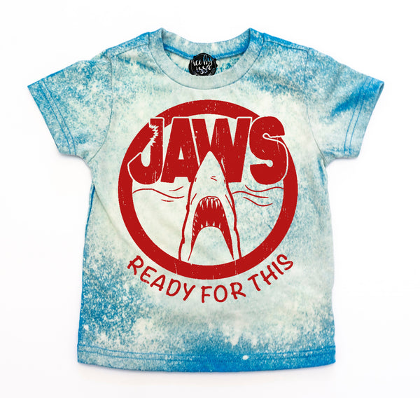 JAWS Ready for This© Colorwash™ Blue Tee