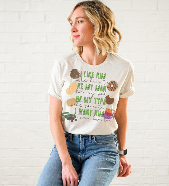 I Like Him (Cookies) Unisex Adult Tee