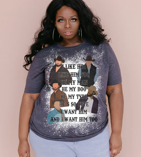 I Want Him Unisex Adult Tee