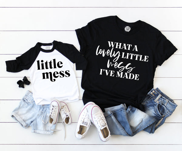 Little Mess I've Made Adult Triblend Unisex Tee