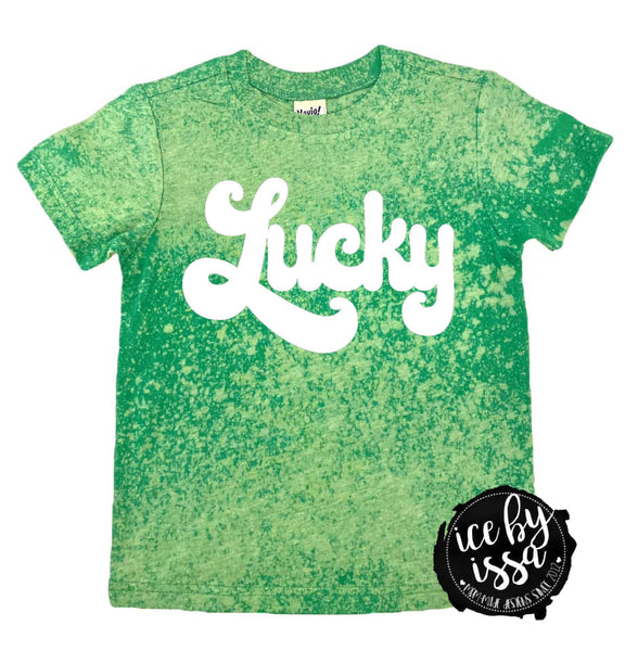 *LIMITED* COLORWASH Green Lucky Tee