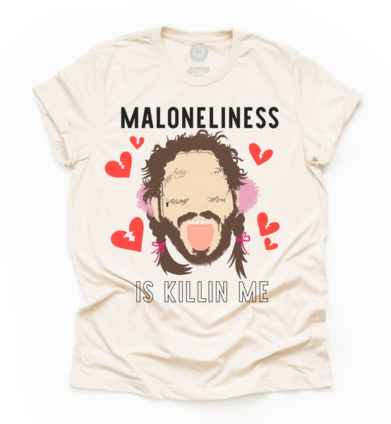 Maloneliness is Killing Me Unisex Adult Tee