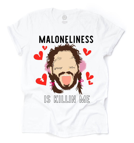 Maloneliness is Killing Me Unisex Adult Tee