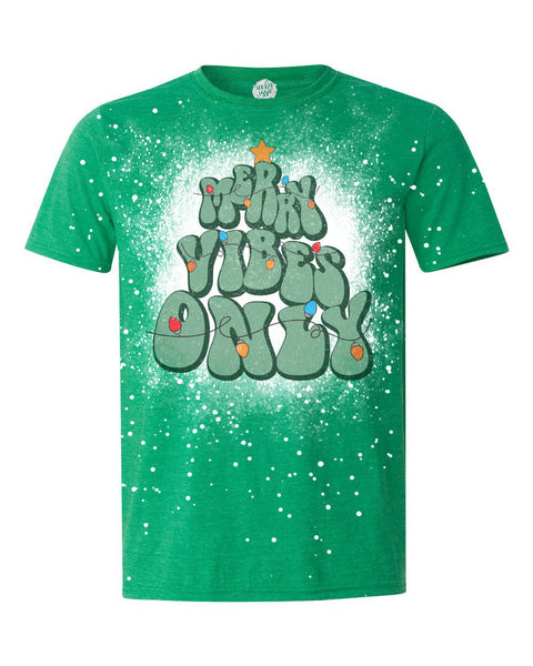 Merry Vibes Only Unisex Adult Tee