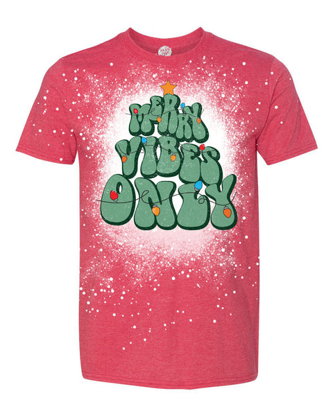 Merry Vibes Only Unisex Adult Tee