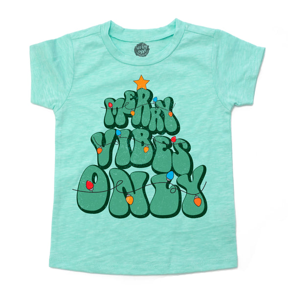 Merry Vibes Only Kids Tee