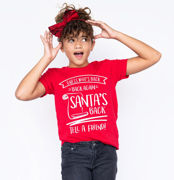 Guess Who's Back Santa Kids Tee/Raglan