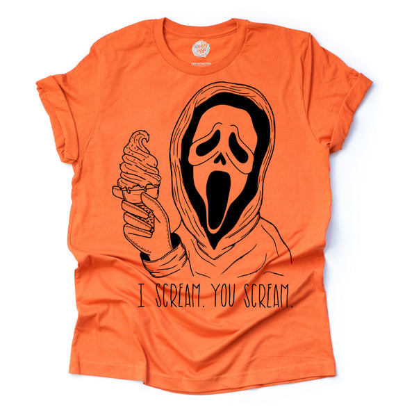 I Scream. You Scream. Adult Unisex Tee