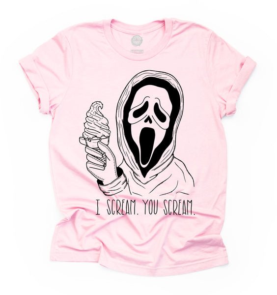 I Scream. You Scream. Adult Unisex Tee