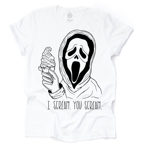 I Scream. You Scream. Adult Unisex Tee