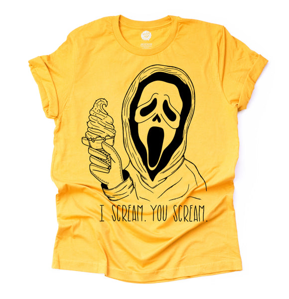 I Scream. You Scream. Adult Unisex Tee