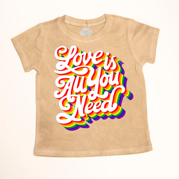 Love is All you Need Kids Tee (Natural)