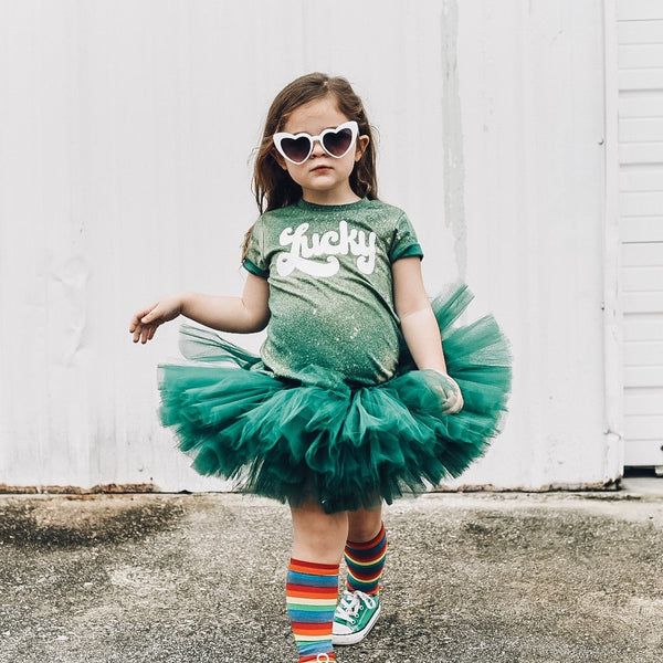 *LIMITED* COLORWASH Green Lucky Tee