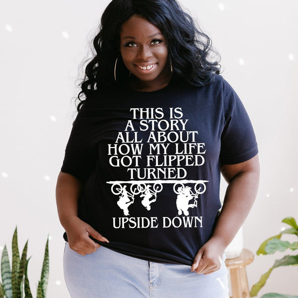 "UPSIDE DOWN" Adult Tee