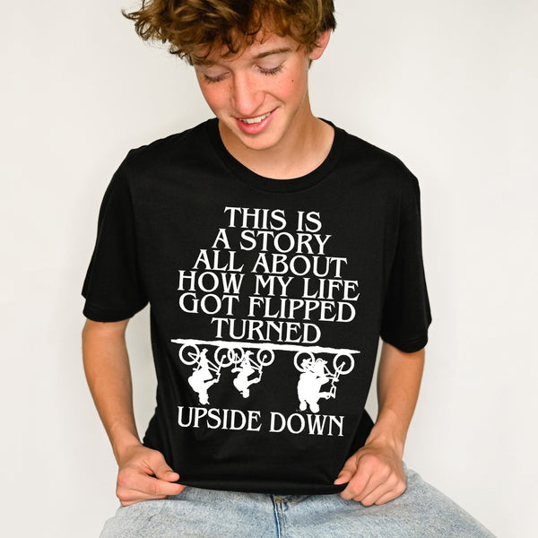 "UPSIDE DOWN" Kids Tee