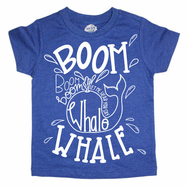 Boom Boom Boom Whale Kids Tee