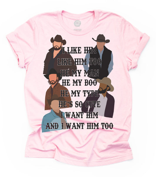 I Want Him Unisex Adult Tee