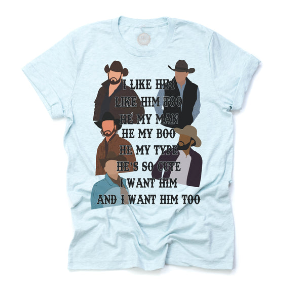 I Want Him Unisex Adult Tee